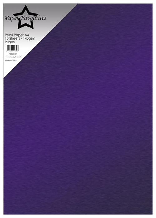  Paper Favourites Pearl Paper Purple A4 2 sidet 140g